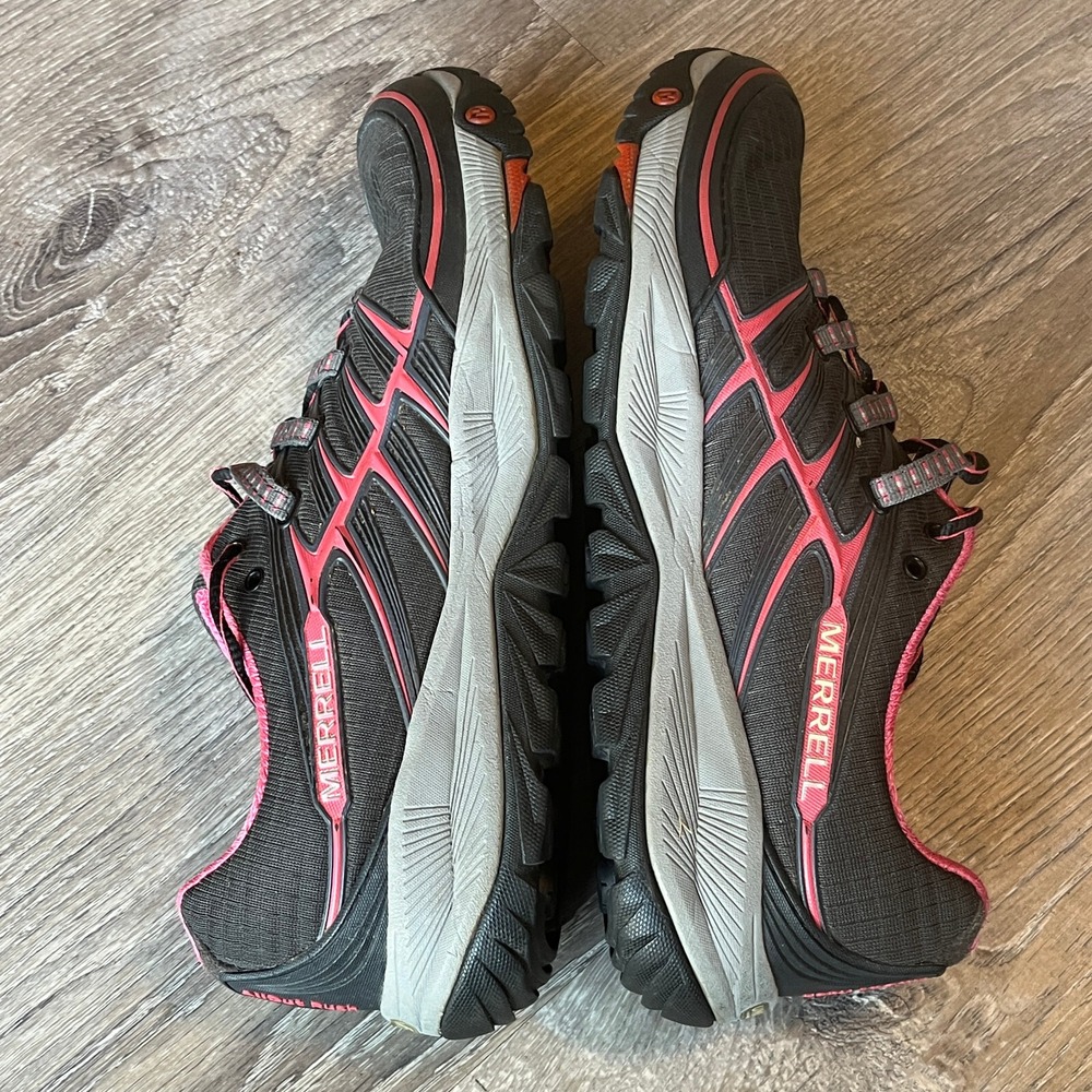 Merrell All Out Rush UniFly Trail Running Minimalist Shoes Gray Womens 10.5
